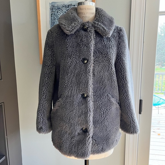 Topshop Grey Textured Jacket Last One! - Picture 4 of 9